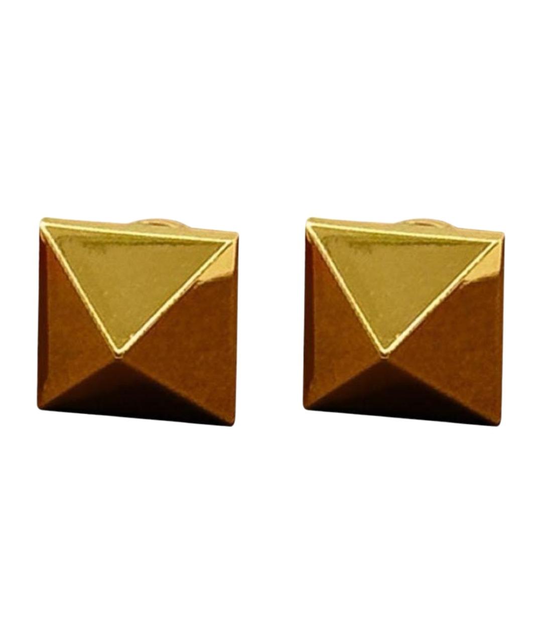 VALENTINO Золотые металлические серьги, фото 1