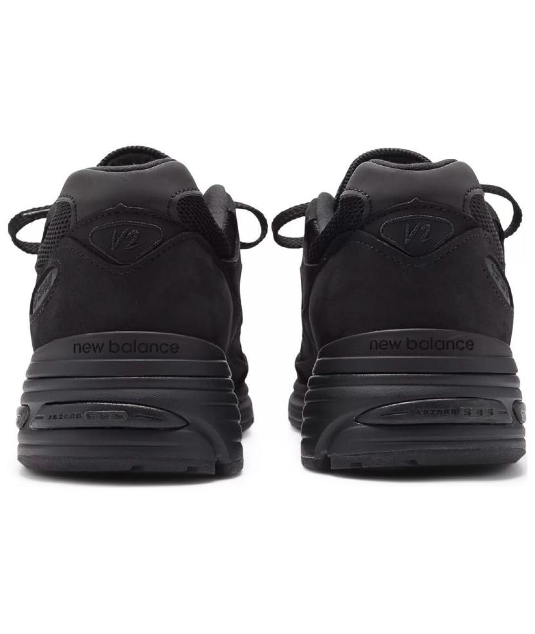 NEW BALANCE Черные нубуковые кроссовки, фото 3