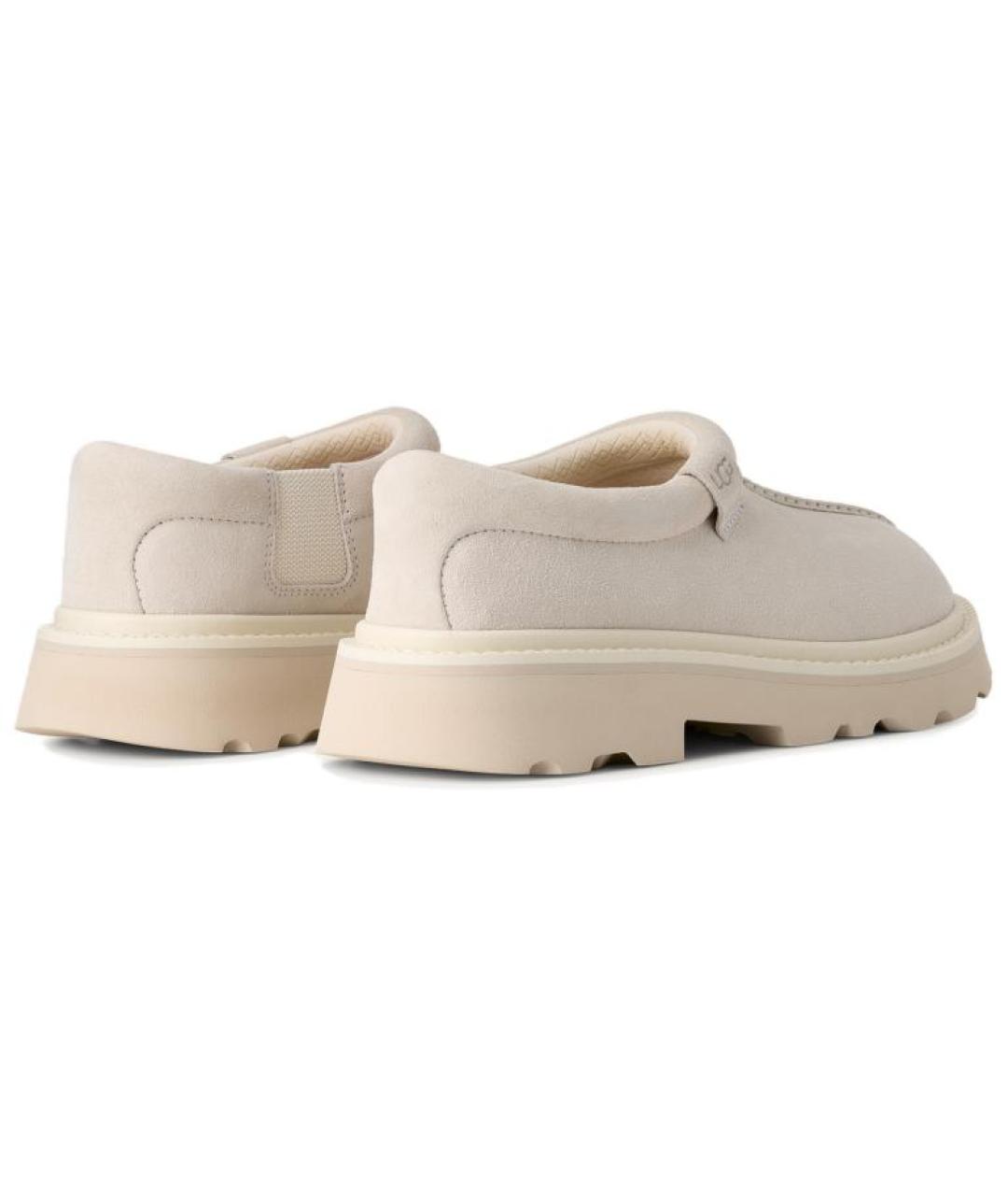 UGG AUSTRALIA Бежевые замшевые низкие ботинки, фото 3