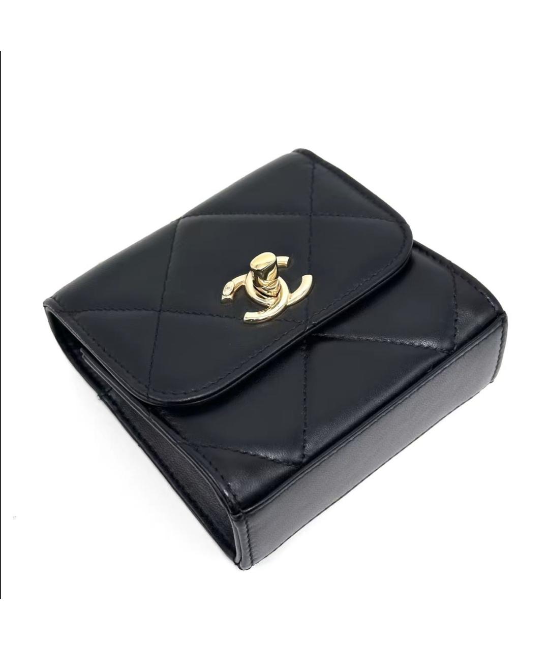 CHANEL Черная кожаная сумка через плечо, фото 6