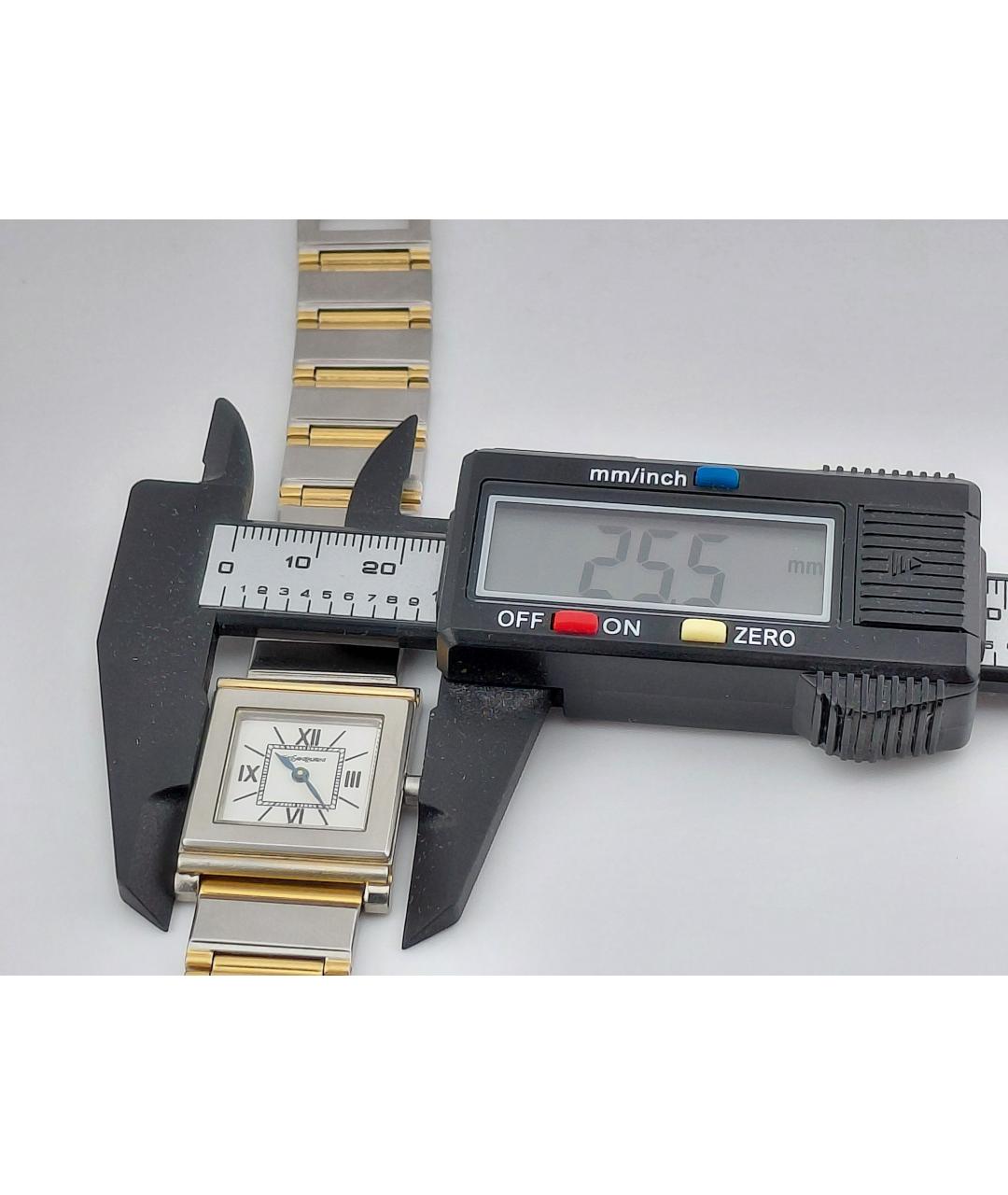 SAINT LAURENT Серебряные стальные часы, фото 6