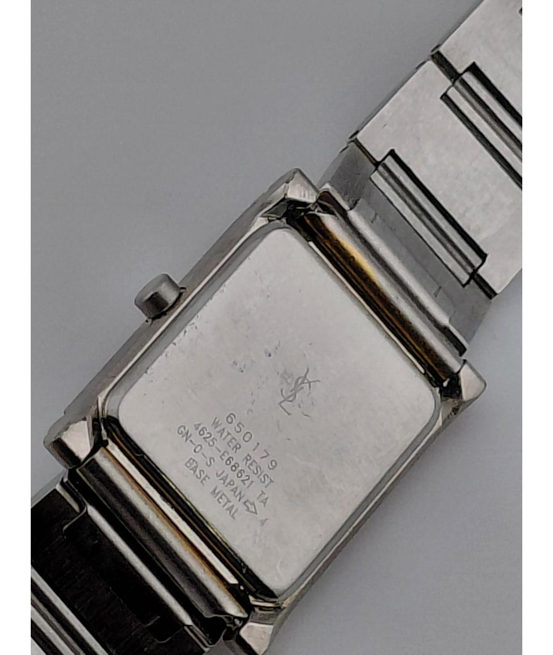 SAINT LAURENT Серебряные стальные часы, фото 9