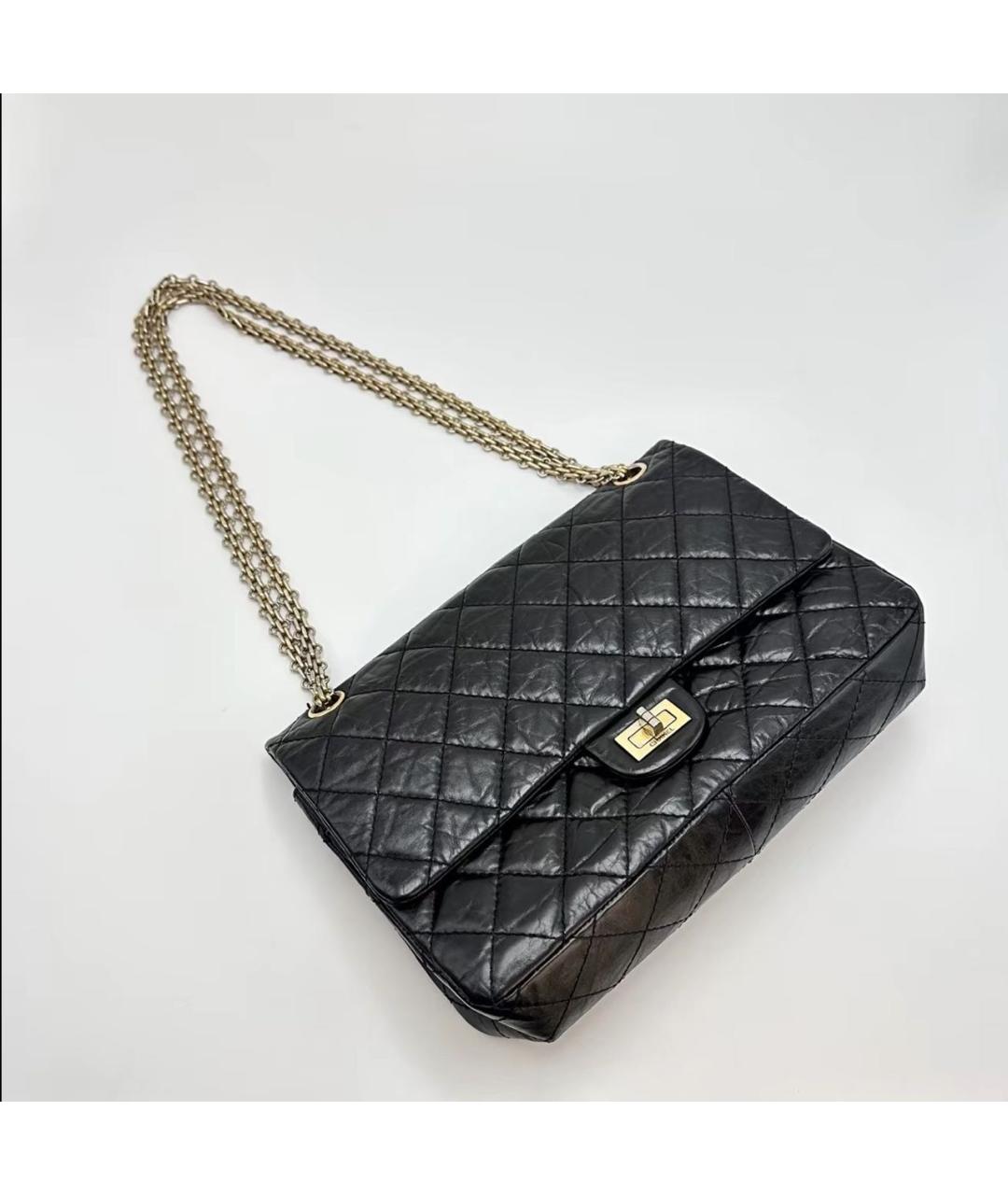 CHANEL Черная кожаная сумка через плечо, фото 3