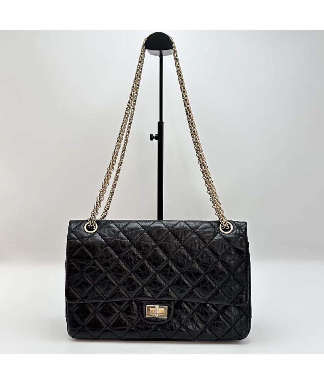 CHANEL Черная кожаная сумка через плечо, фото 7