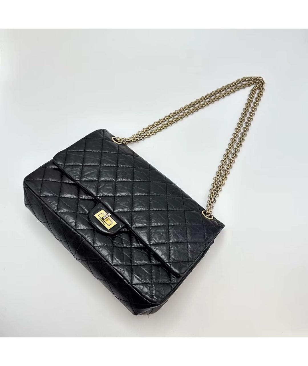 CHANEL Черная кожаная сумка через плечо, фото 4