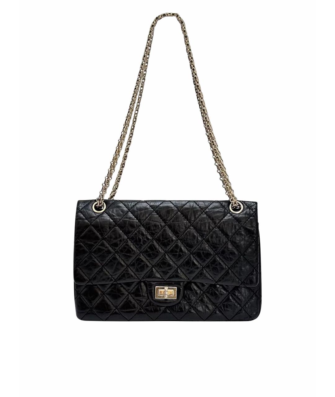 CHANEL Черная кожаная сумка через плечо, фото 1