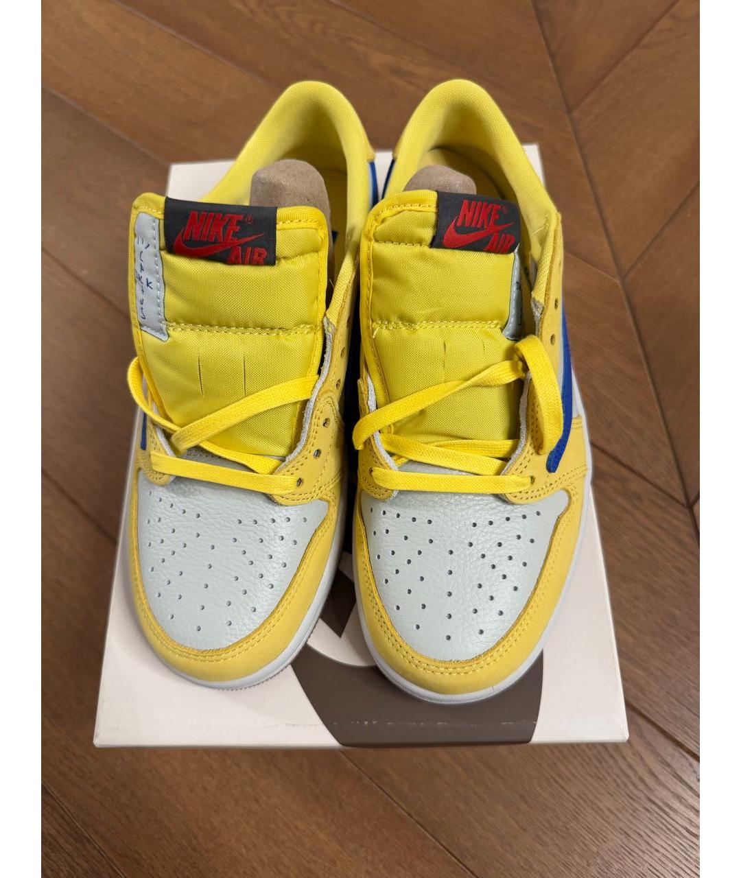 NIKE Желтые кожаные кеды, фото 2