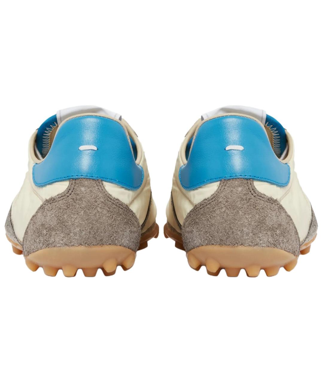 MAISON MARGIELA Бежевые текстильные кеды, фото 6