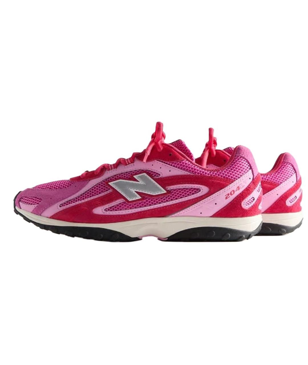 NEW BALANCE Розовые замшевые кроссовки, фото 3