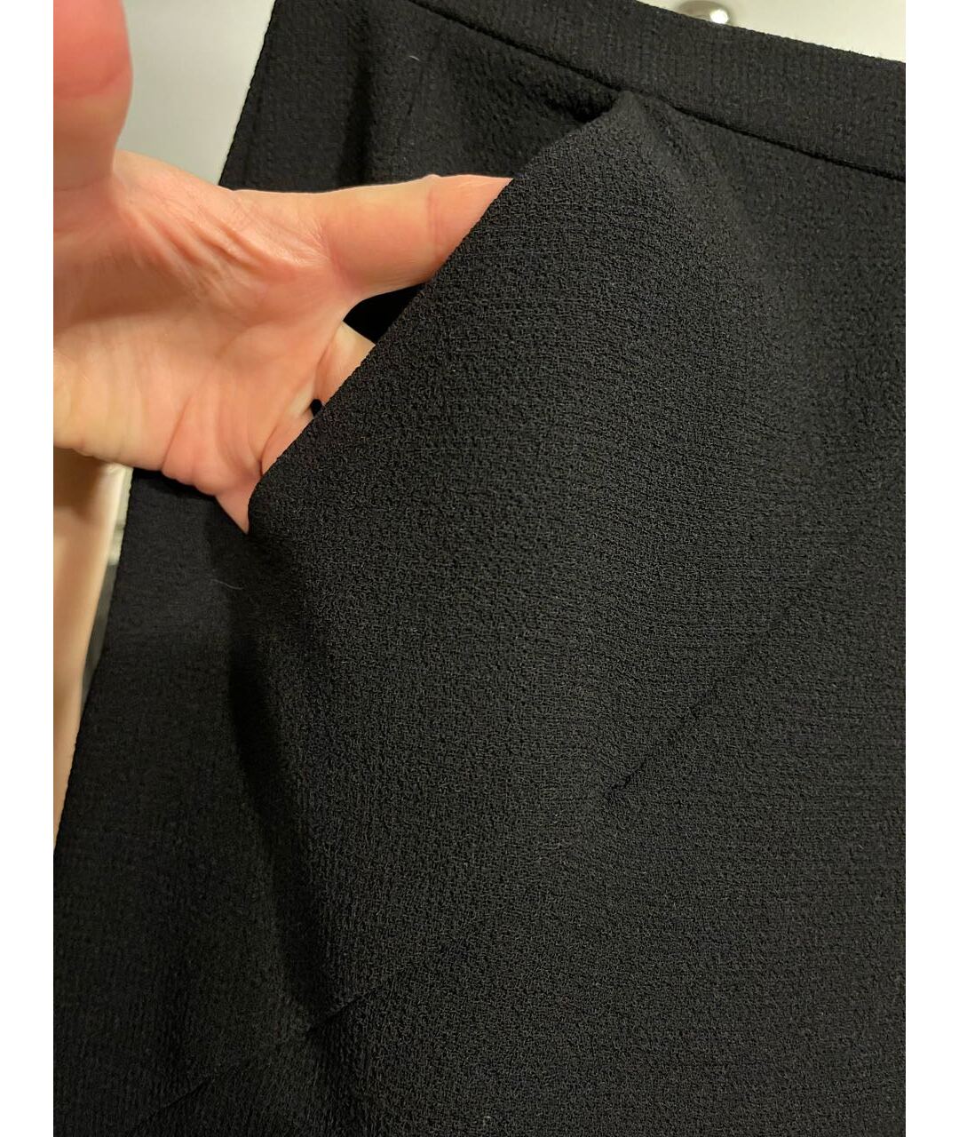 CHAPURIN Черная шерстяная юбка миди, фото 5