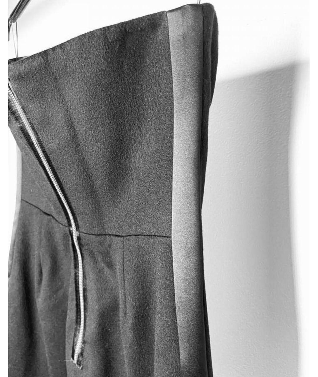 MAX MARA Черное шерстяное вечернее платье, фото 4