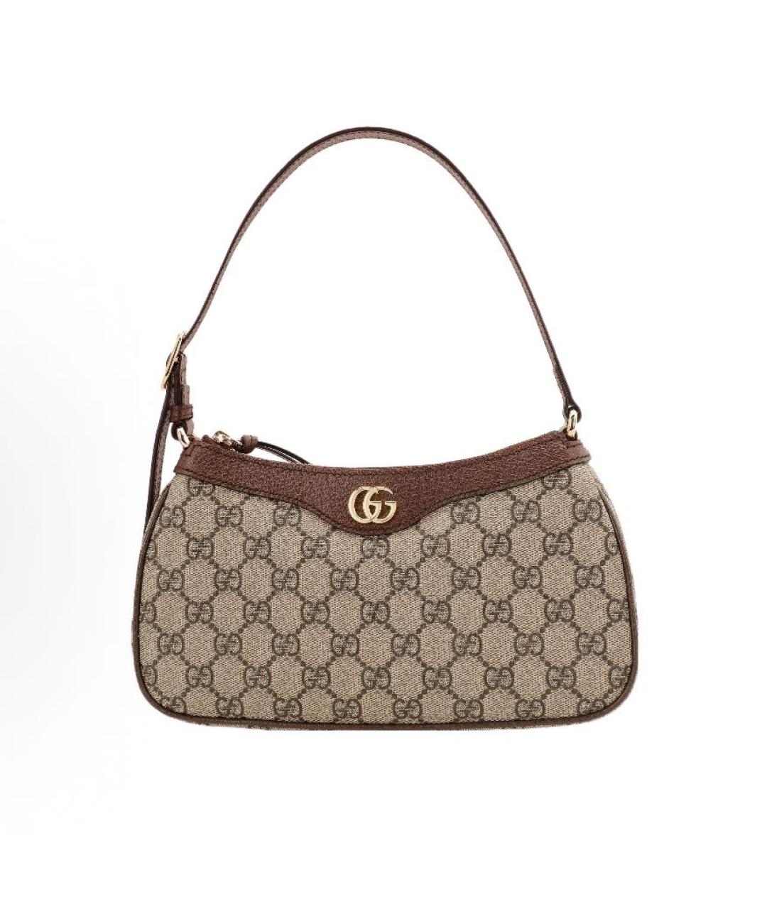 GUCCI Коричневая сумка с короткими ручками, фото 4