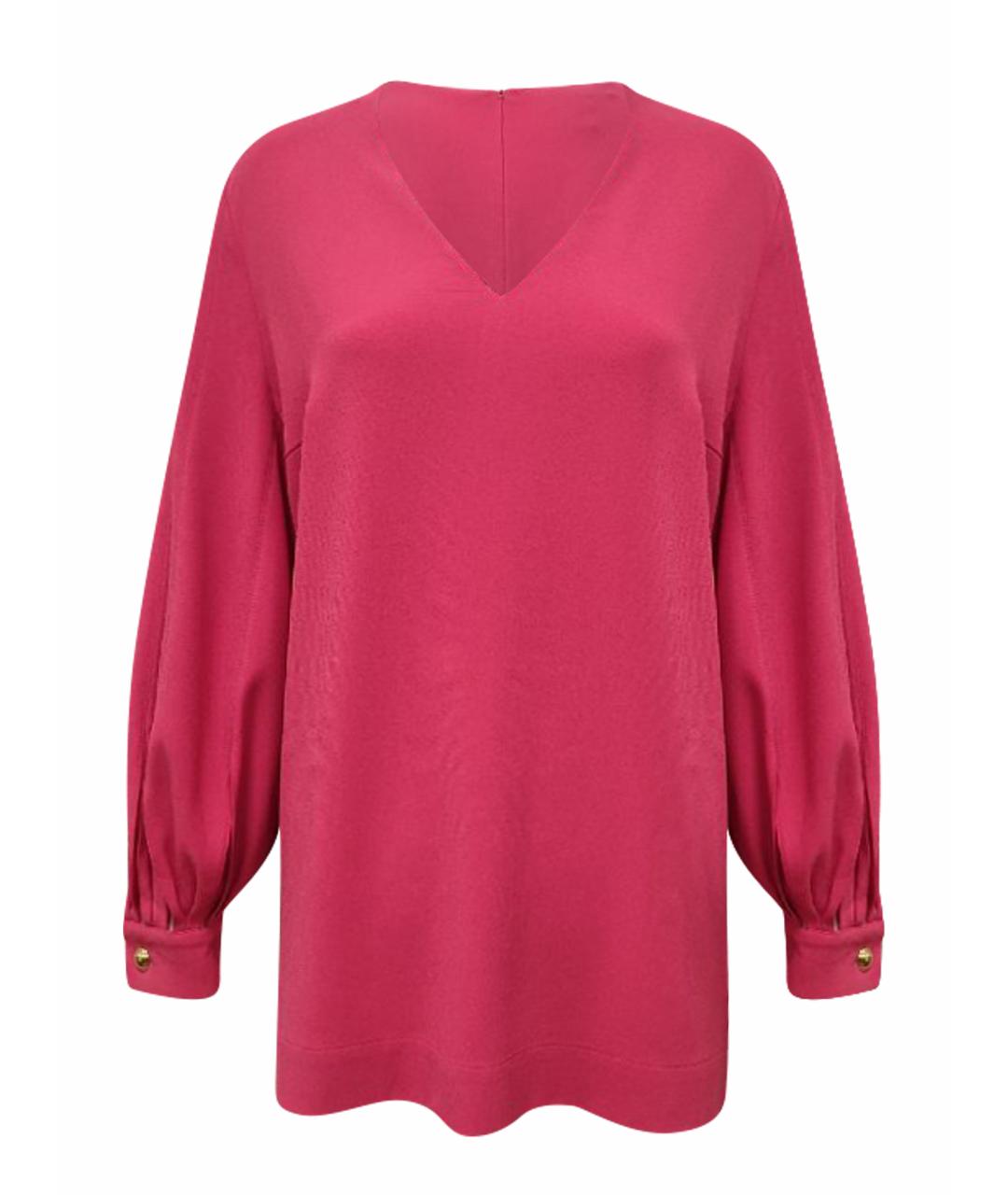 ESCADA Розовая ацетатная блузы, фото 1