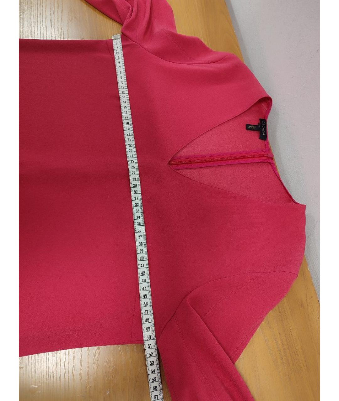 ESCADA Розовая ацетатная блузы, фото 9