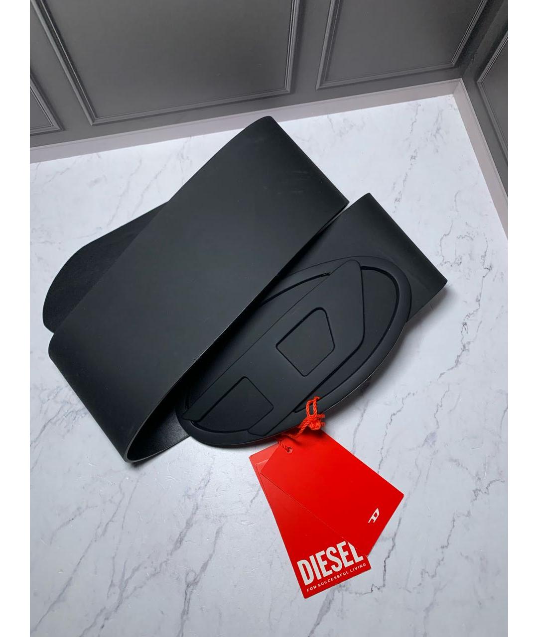 DIESEL Черный ремень, фото 2