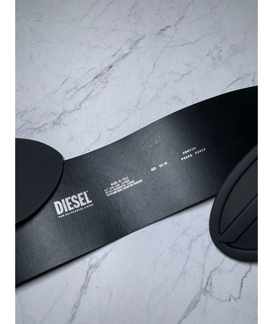 DIESEL Черный ремень, фото 5