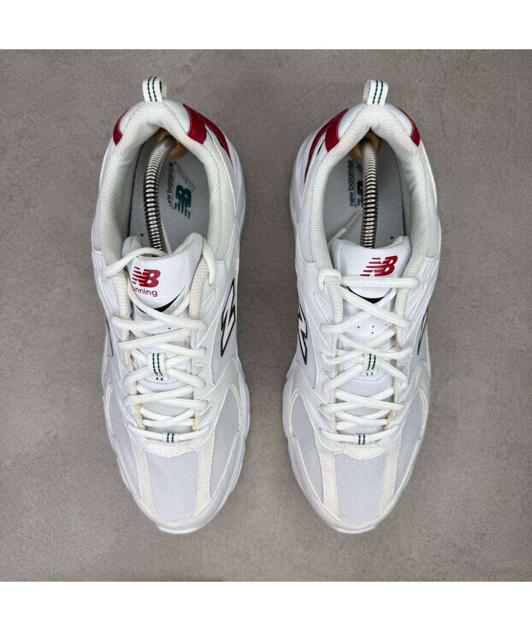 NEW BALANCE Белые синтетические низкие кроссовки / кеды, фото 2