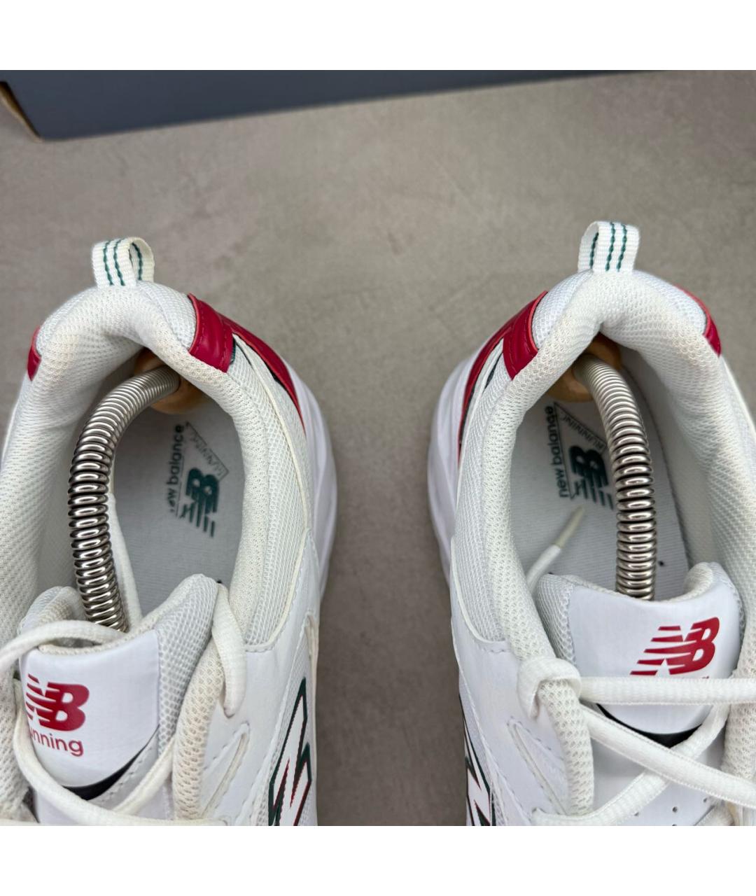 NEW BALANCE Белые синтетические низкие кроссовки / кеды, фото 3