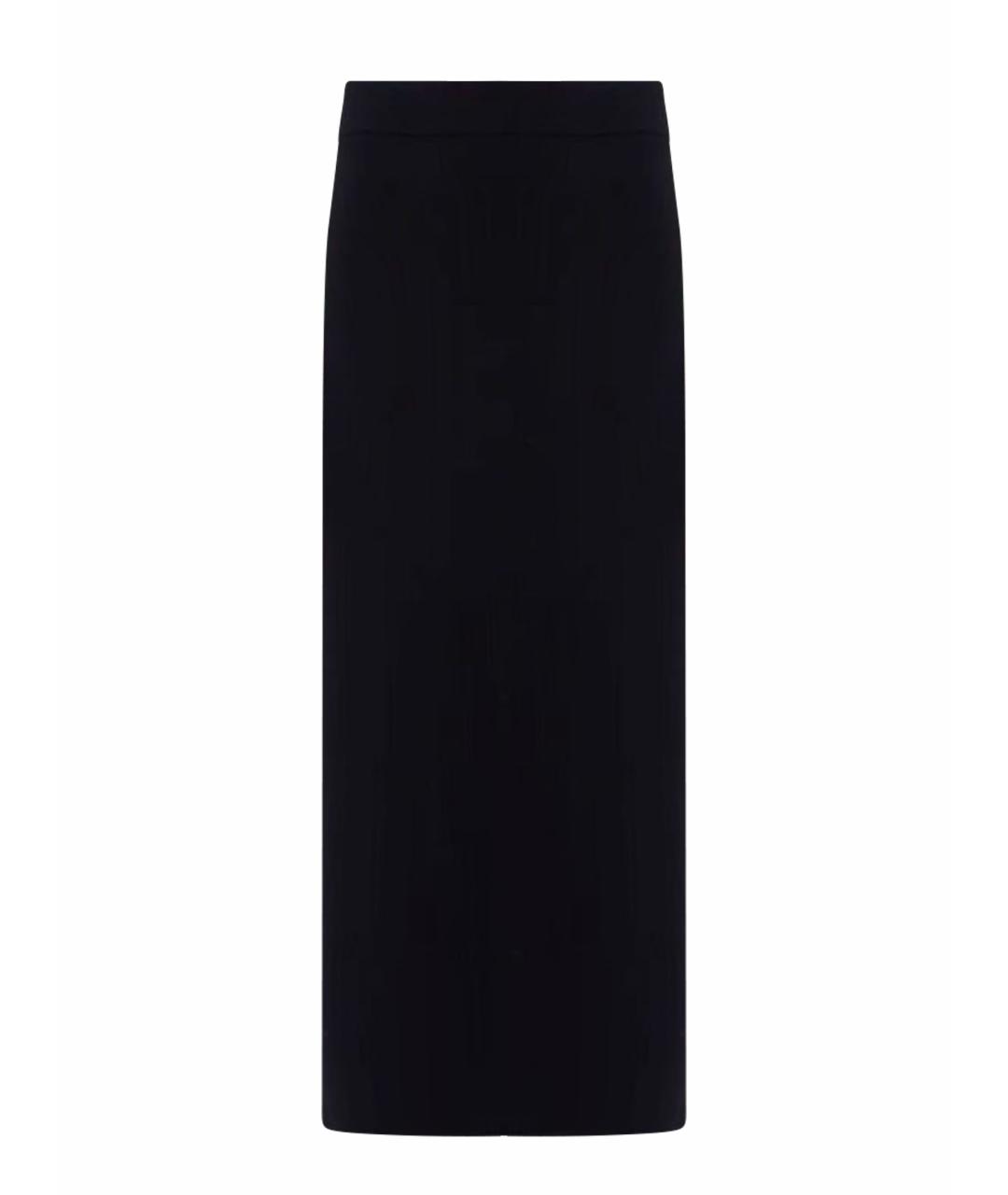 FABIANA FILIPPI Черная шерстяная юбка миди, фото 1