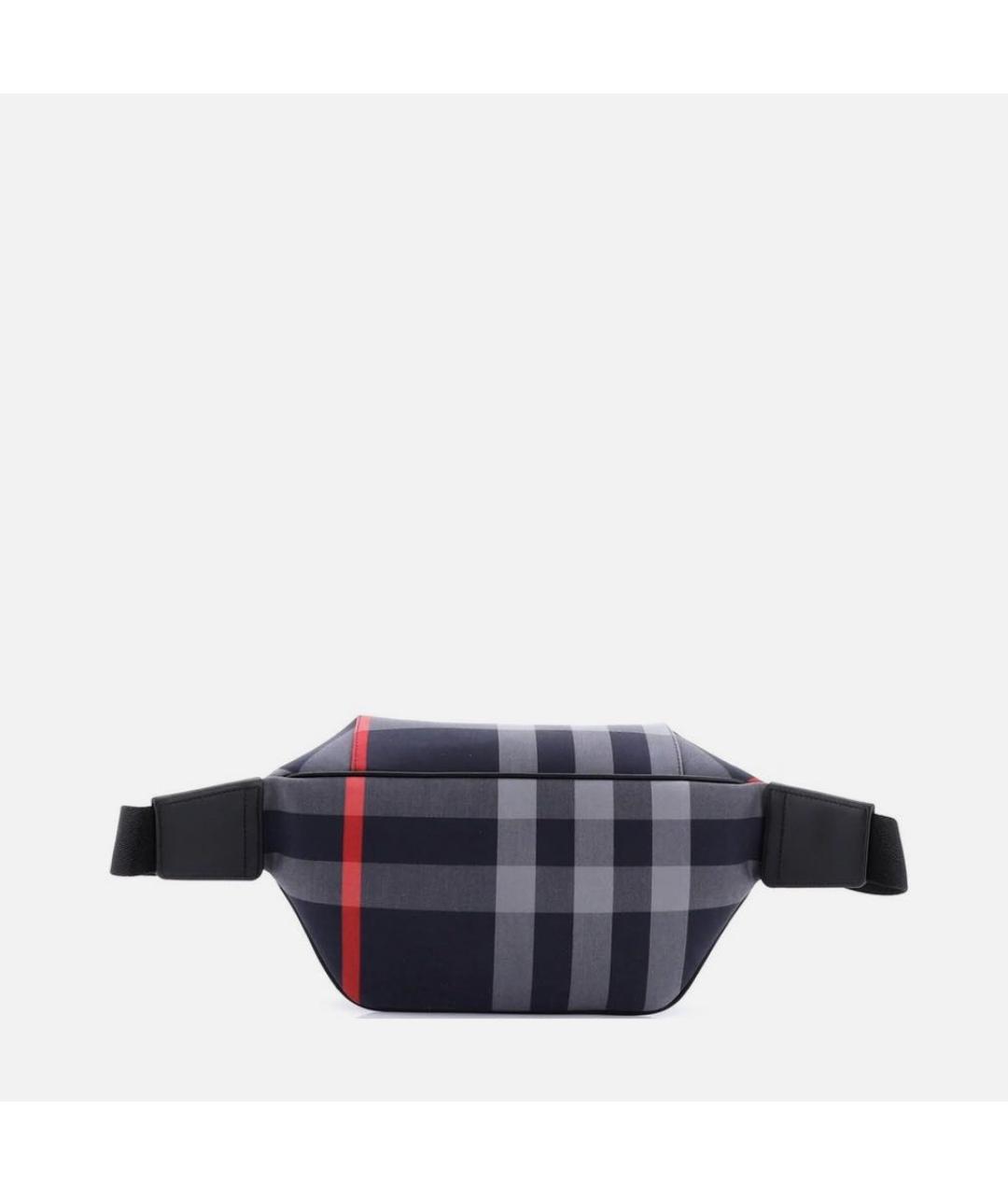 BURBERRY Темно-синяя поясная сумка, фото 4