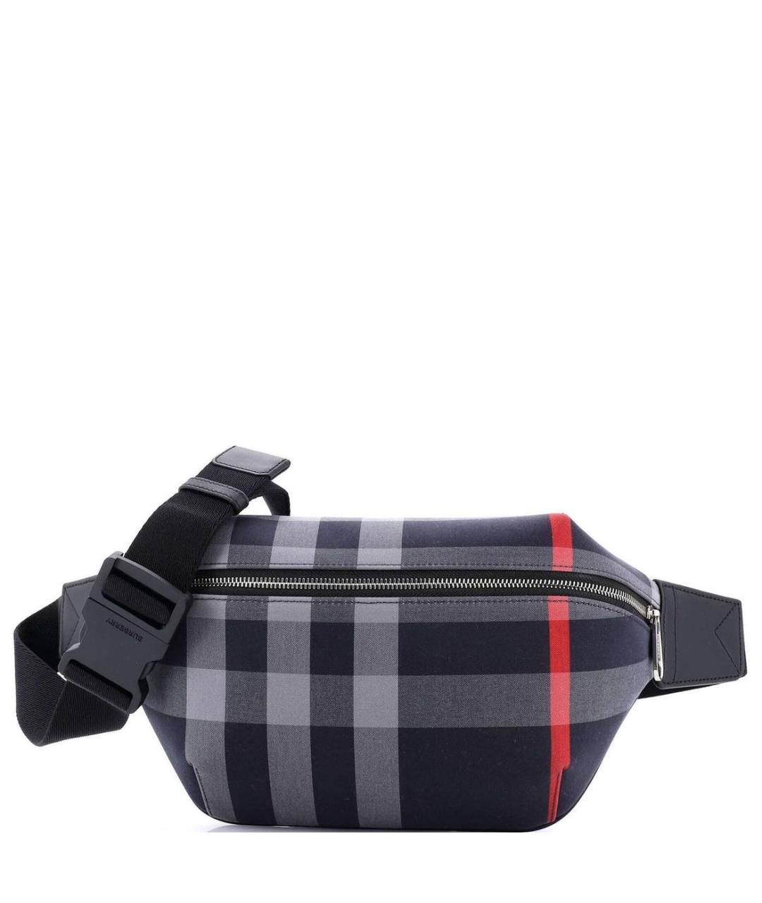 BURBERRY Темно-синяя поясная сумка, фото 1