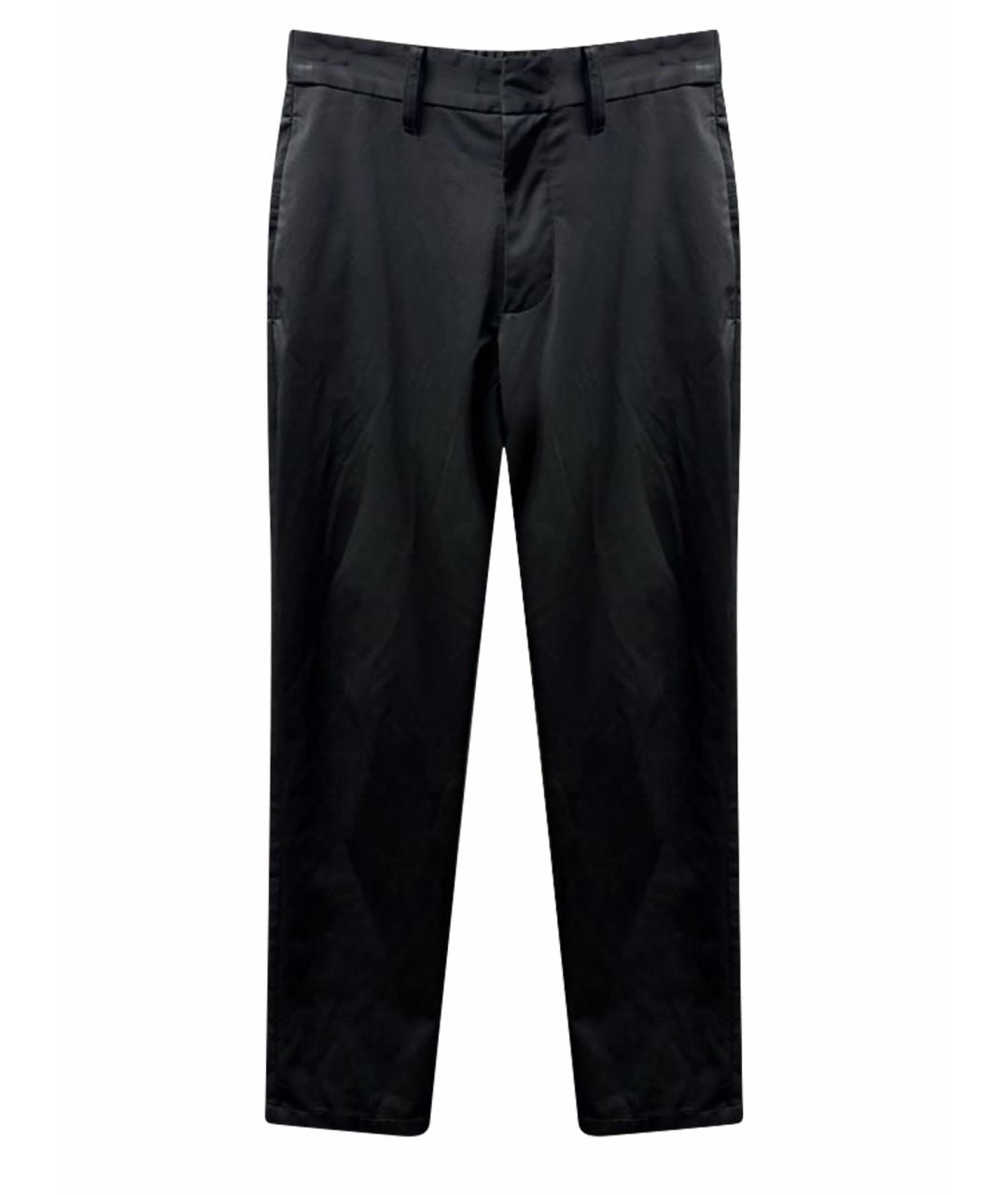 ATTACHMENT Черные полиэстеровые классические брюки, фото 1
