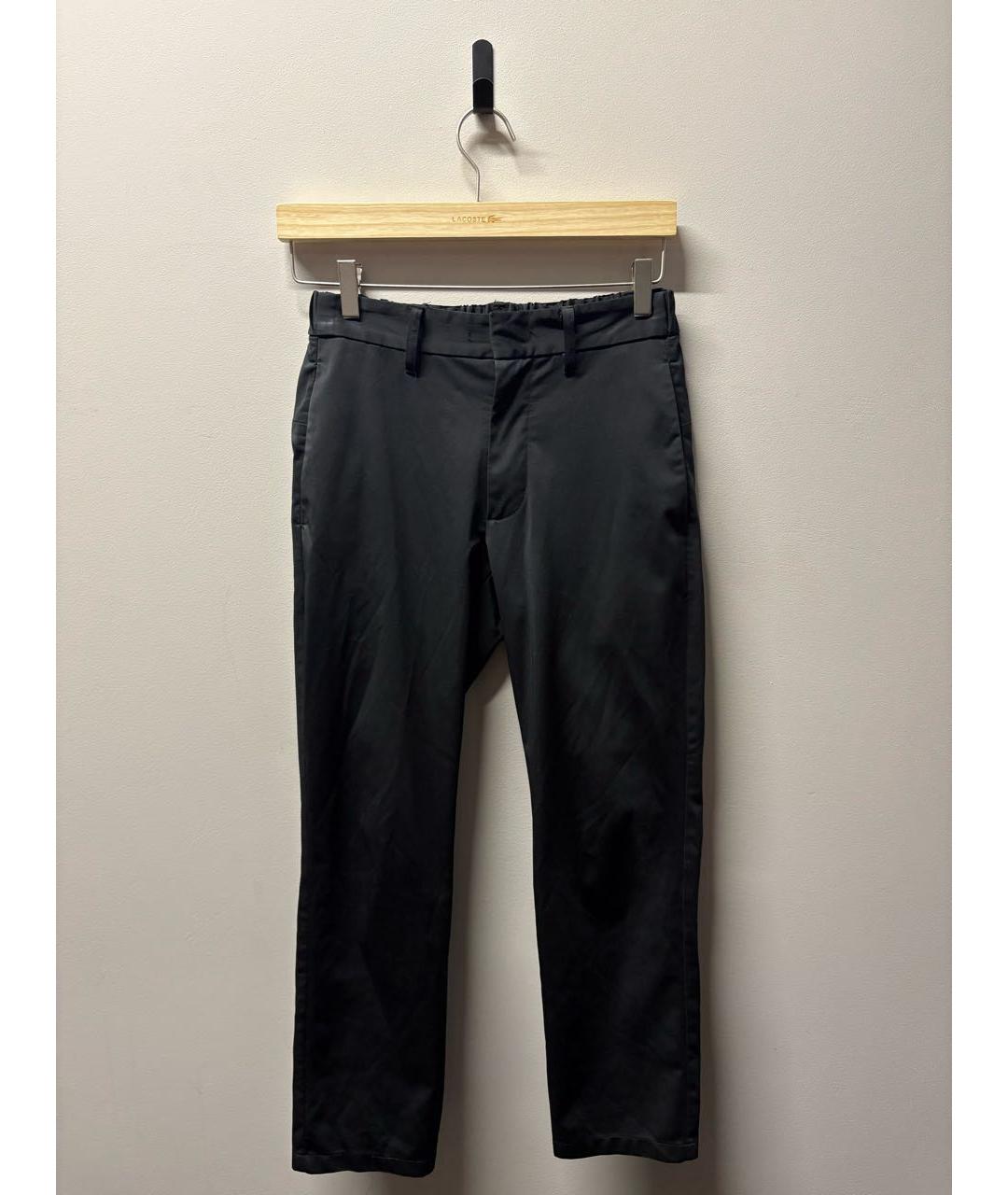 ATTACHMENT Черные полиэстеровые классические брюки, фото 5