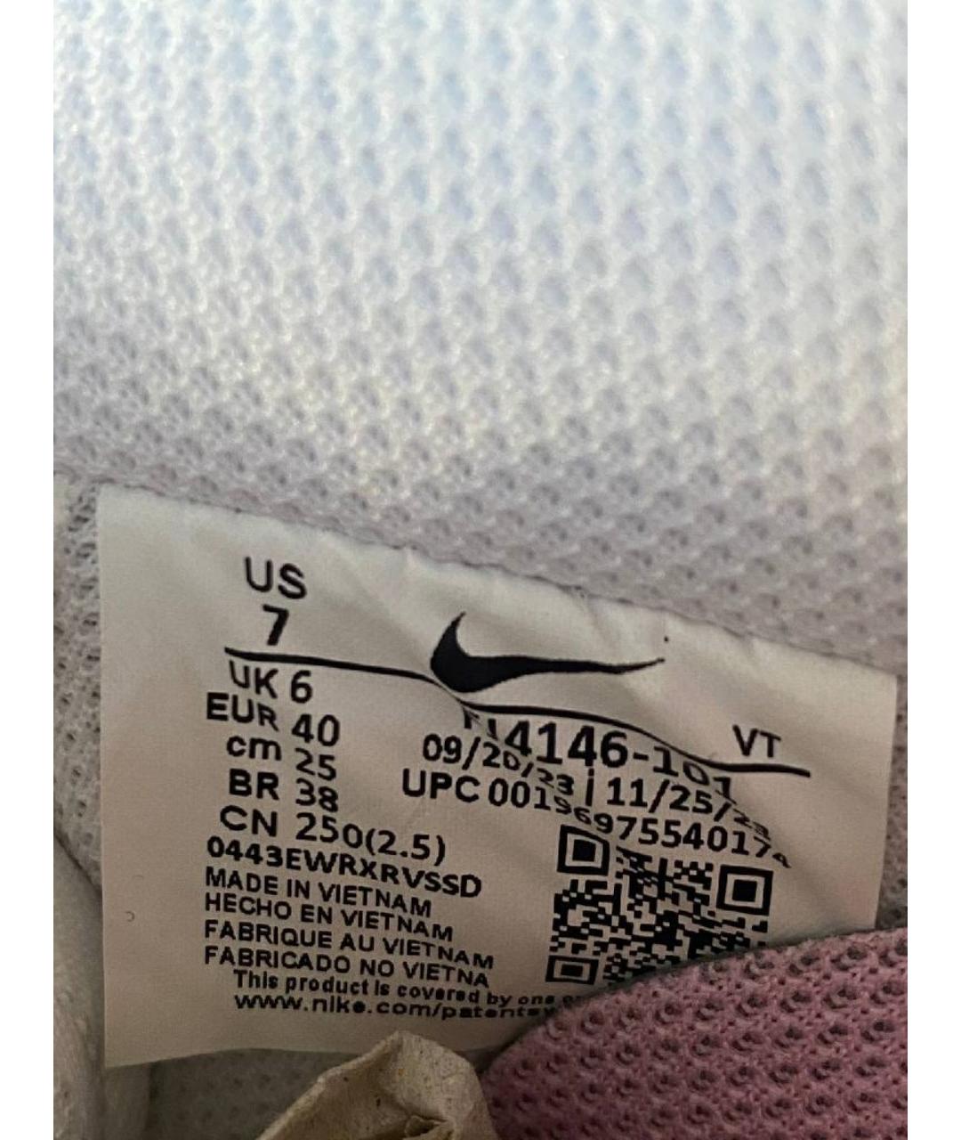 NIKE Белые кожаные кроссовки, фото 2