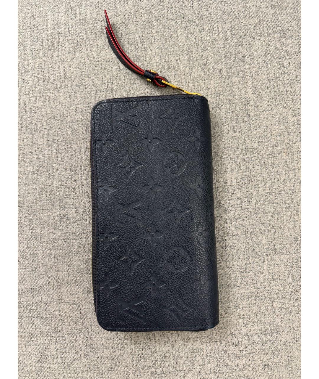 LOUIS VUITTON Синий кожаный кошелек, фото 2