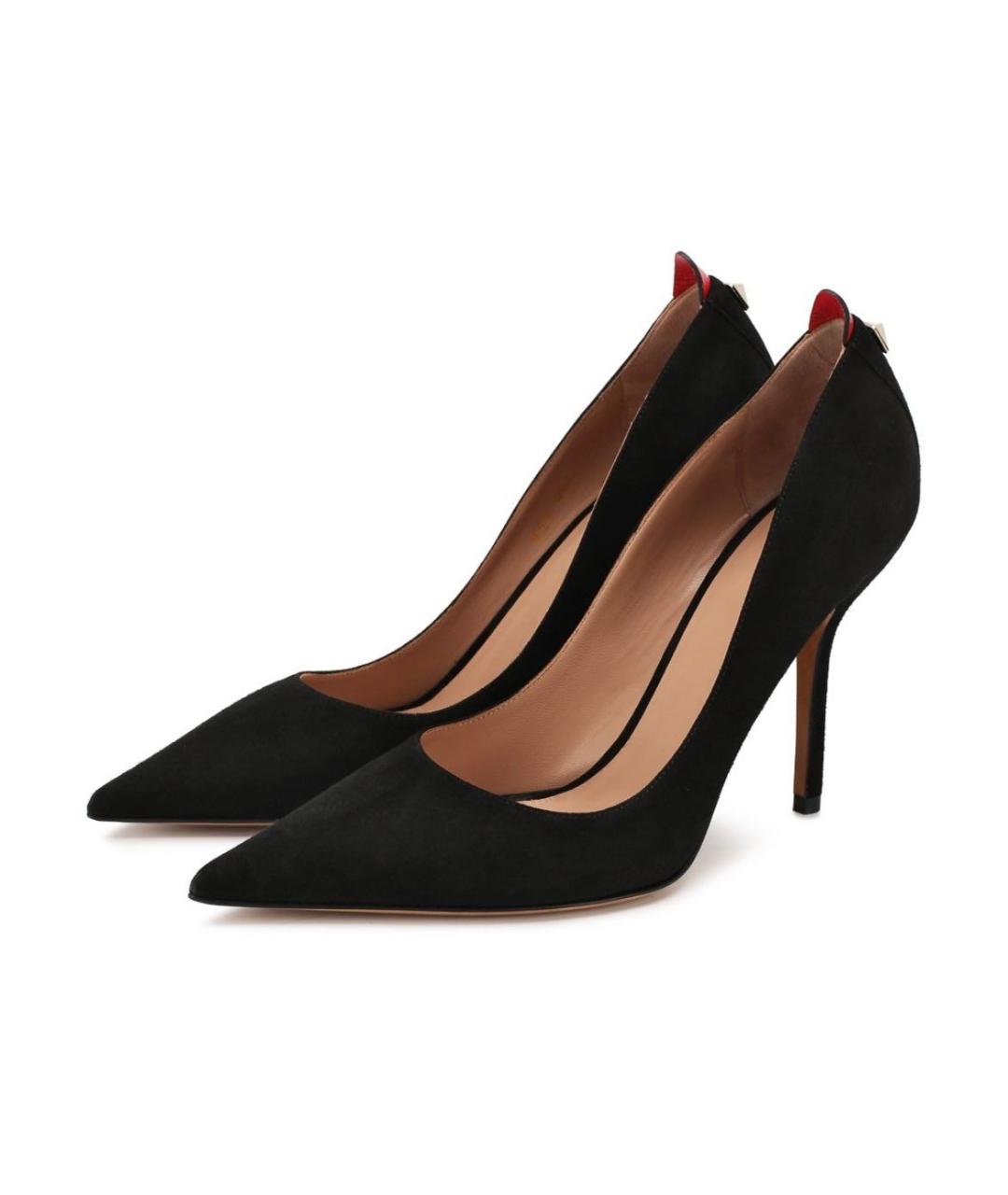 VALENTINO Черные замшевые туфли, фото 2