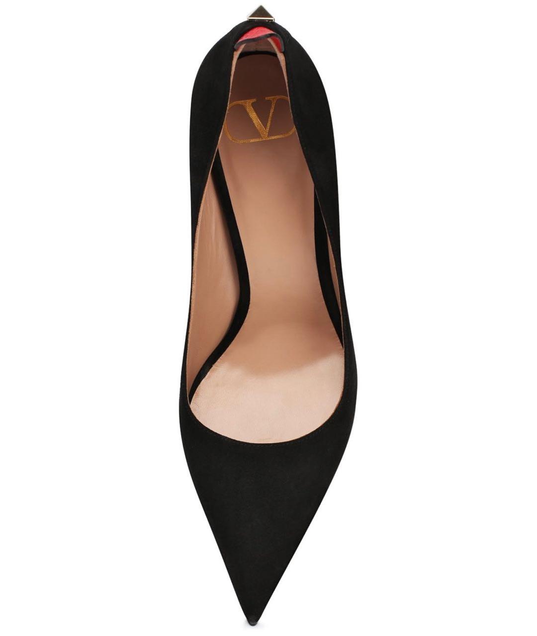 VALENTINO Черные замшевые туфли, фото 3