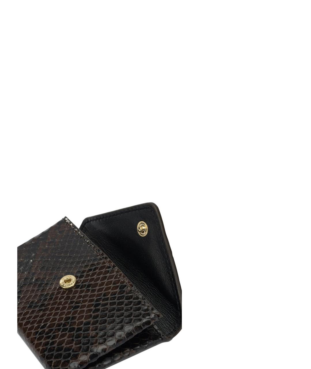 JACQUEMUS Коричневый кожаный кошелек, фото 4