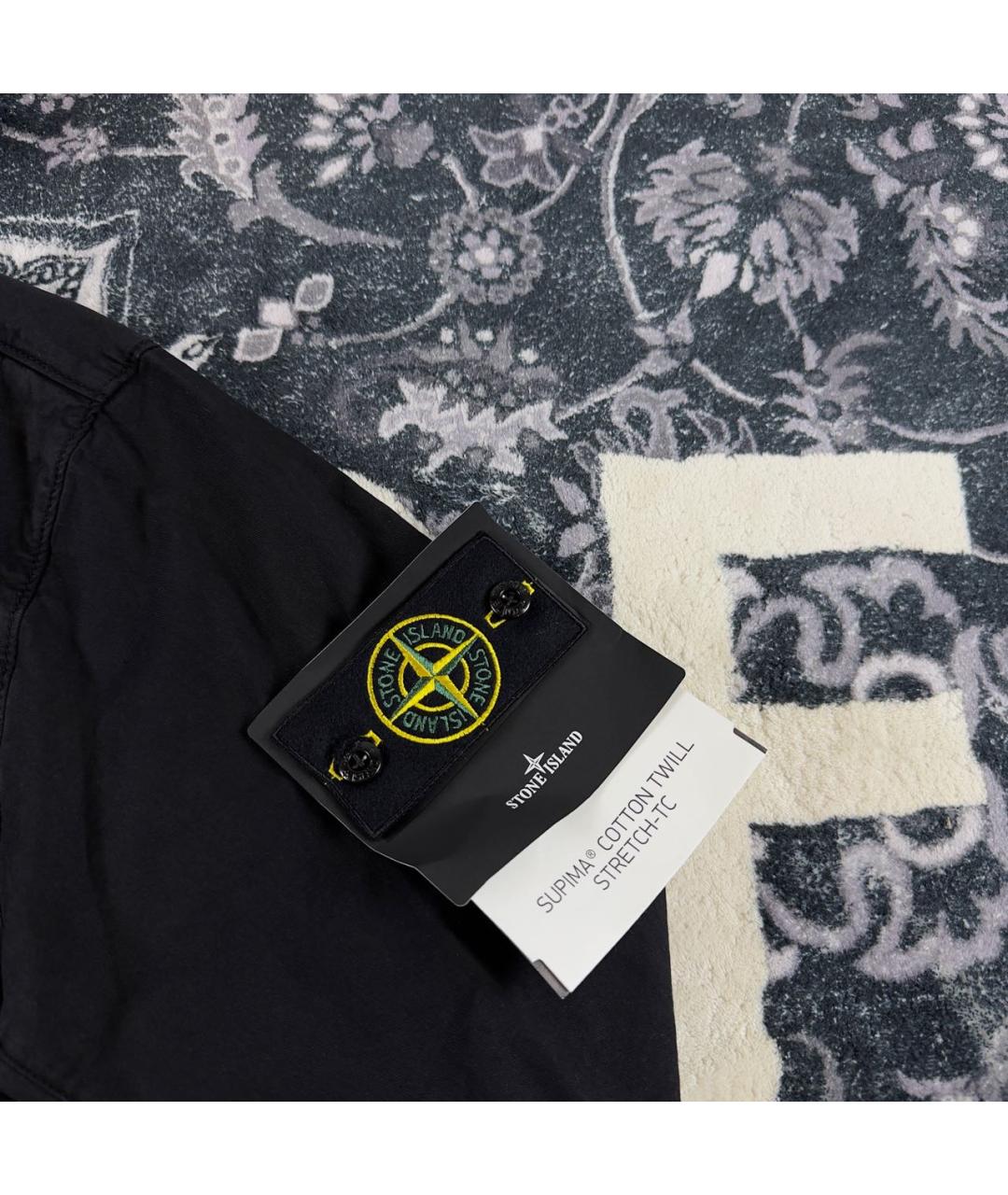 STONE ISLAND Черная куртка, фото 3