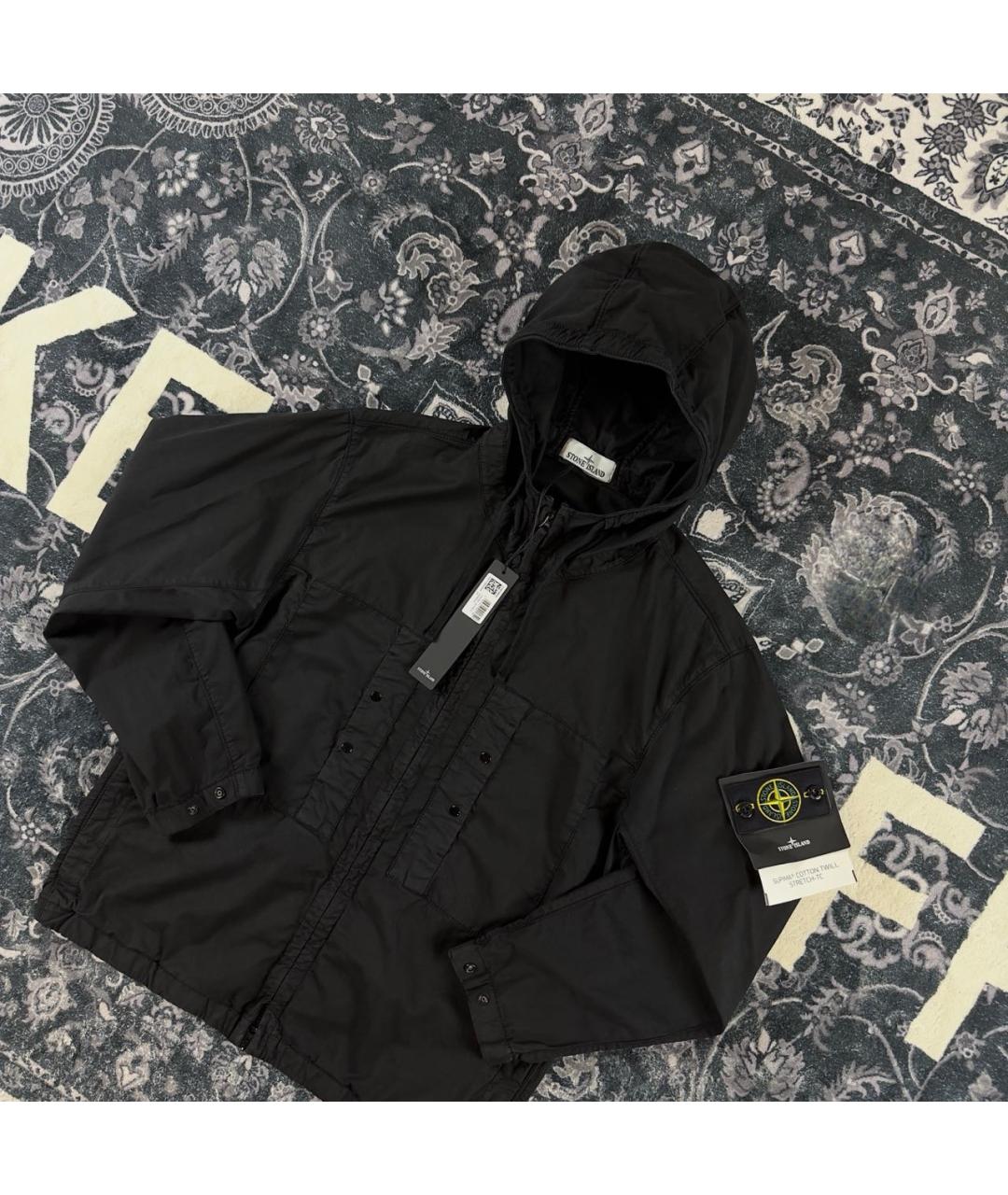 STONE ISLAND Черная куртка, фото 2