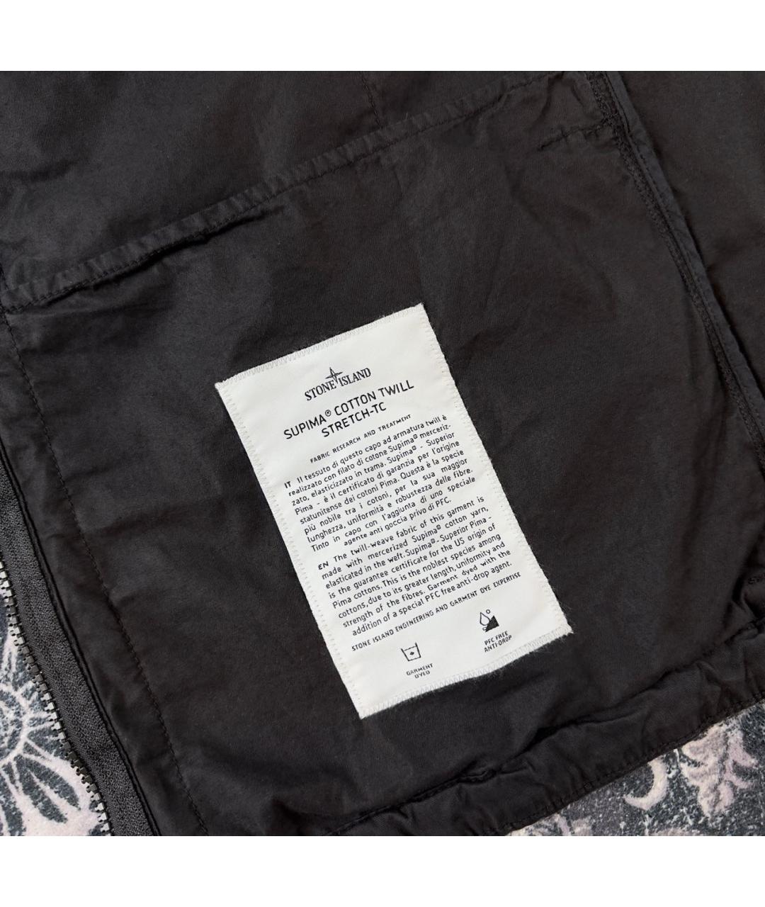 STONE ISLAND Черная куртка, фото 4