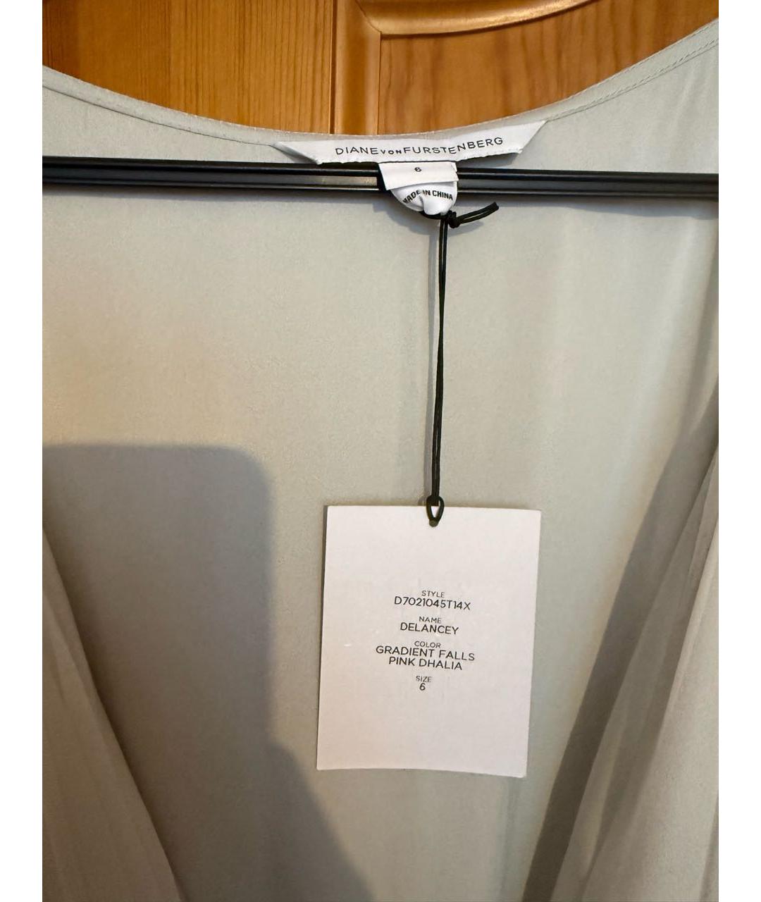 DIANE VON FURSTENBERG Мульти шелковое вечернее платье, фото 2