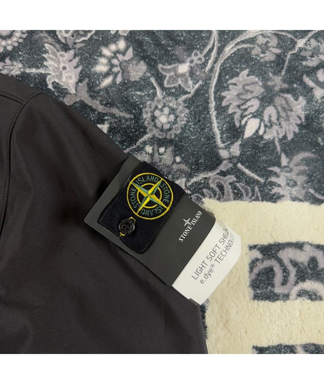 STONE ISLAND Черная куртка, фото 3