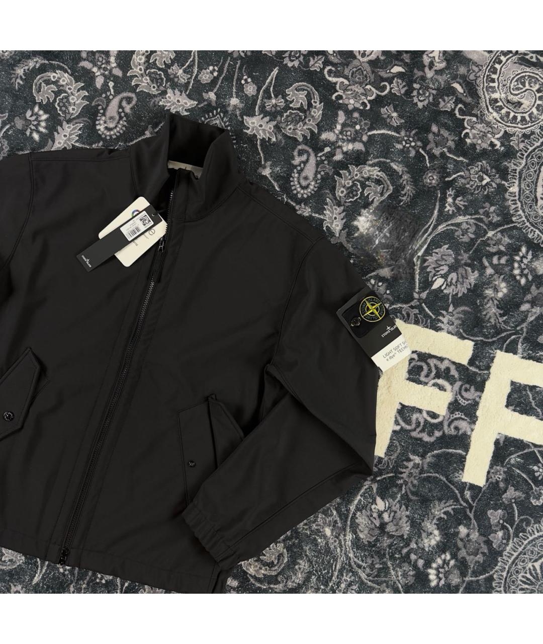 STONE ISLAND Черная куртка, фото 2