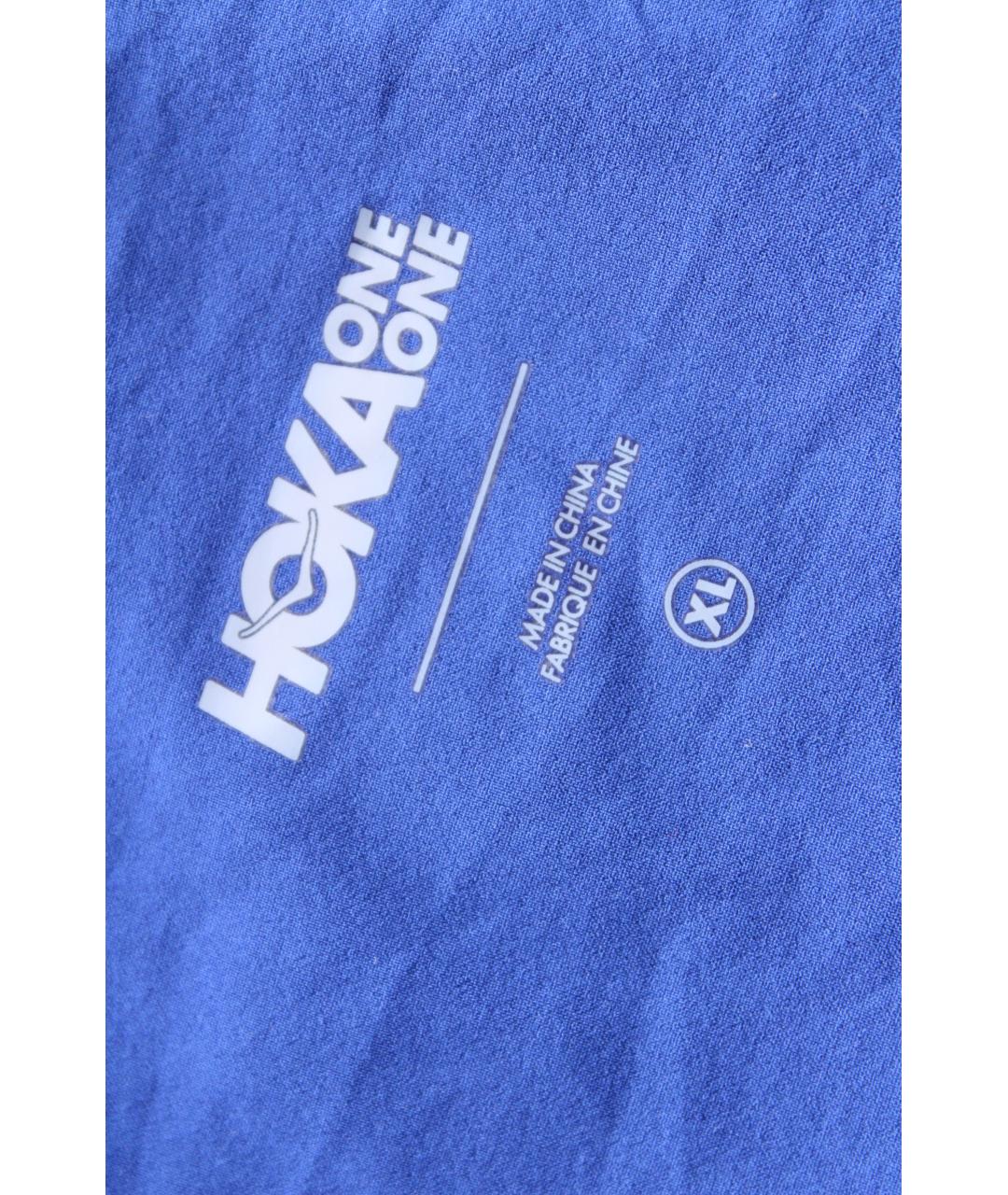 HOKA Синяя полиэстеровая куртка, фото 6