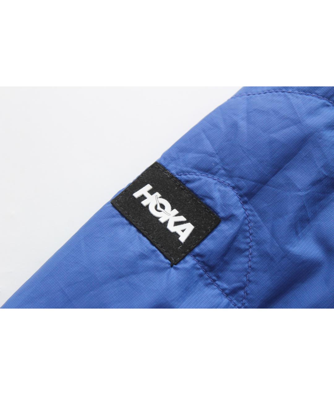 HOKA Синяя полиэстеровая куртка, фото 5