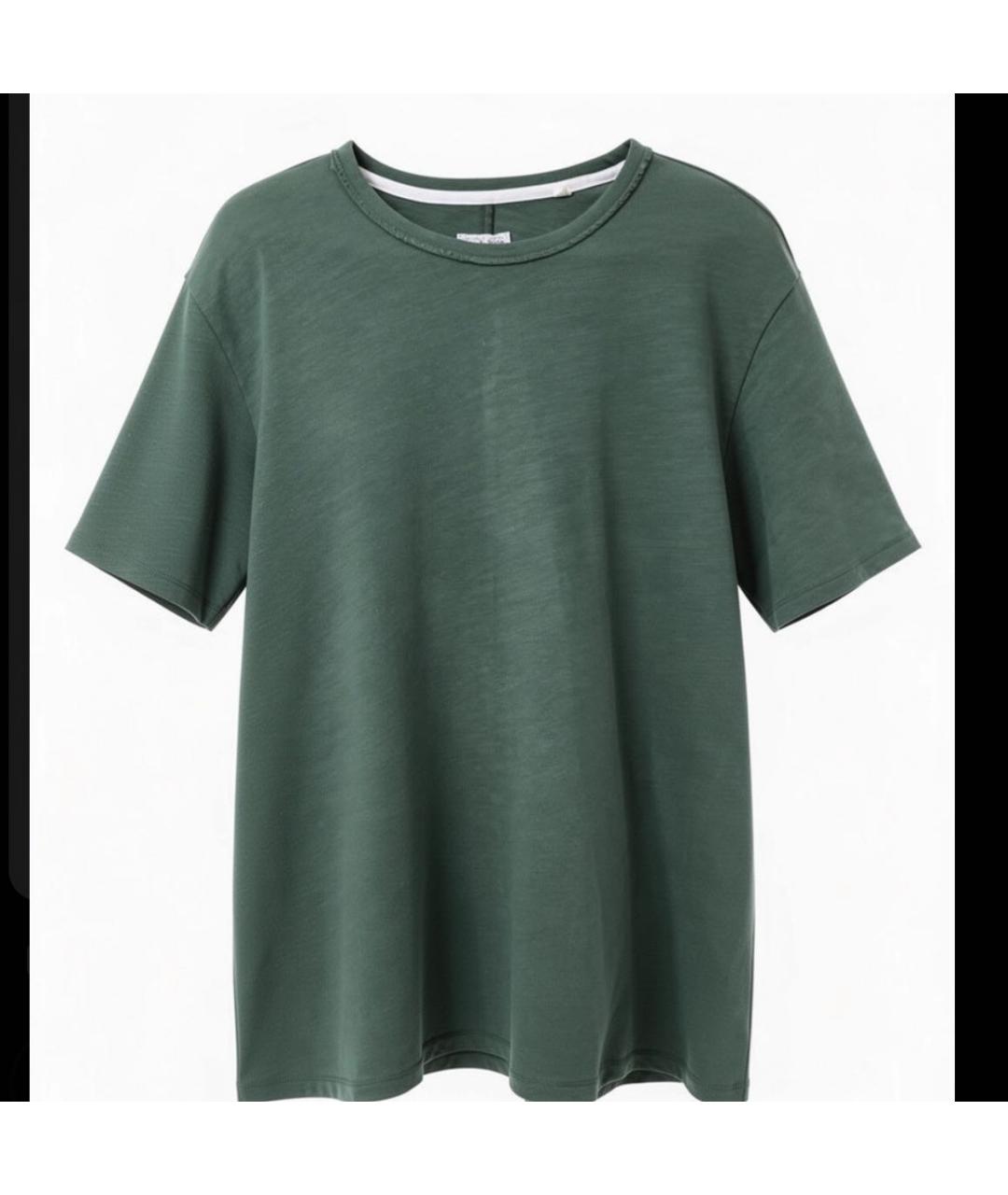 RAG & BONE Зеленая футболка, фото 3