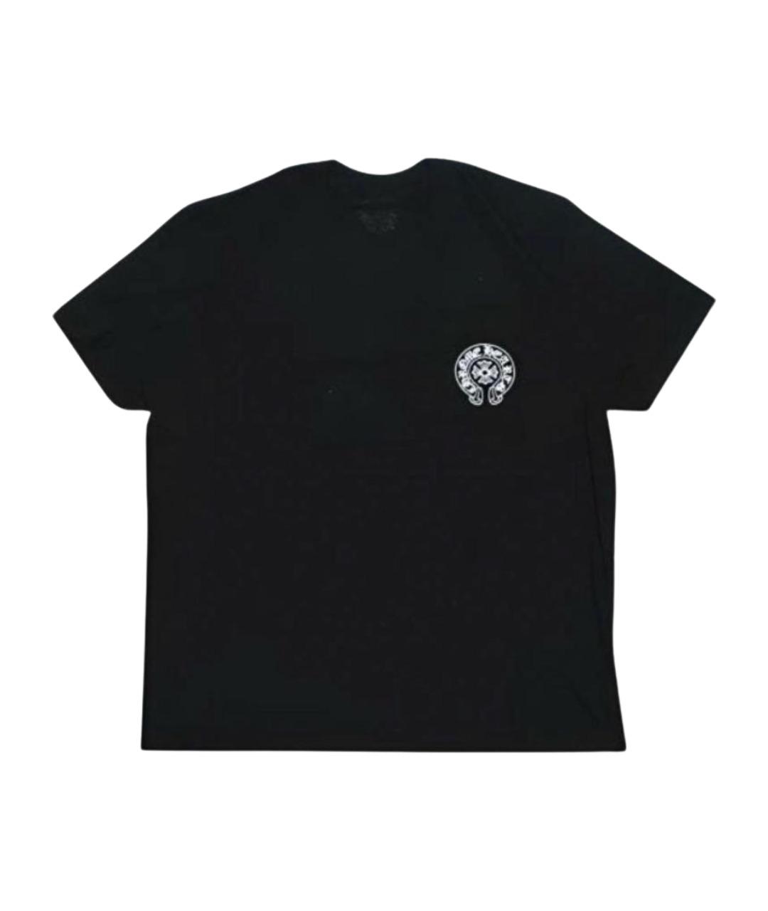 CHROME HEARTS Черная хлопковая футболка, фото 1