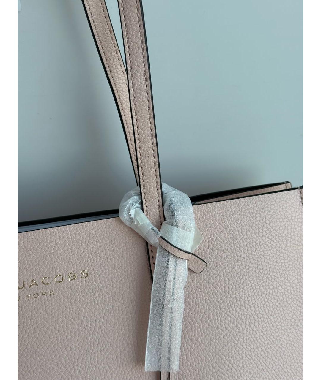 MARC JACOBS Розовая кожаная сумка тоут, фото 8