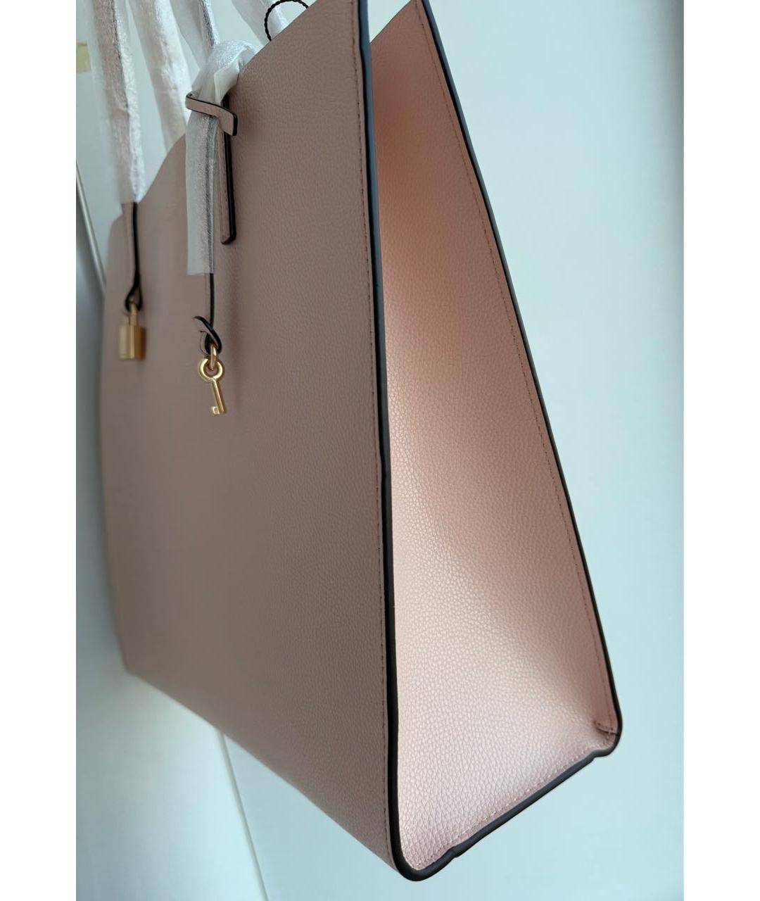 MARC JACOBS Розовая кожаная сумка тоут, фото 6