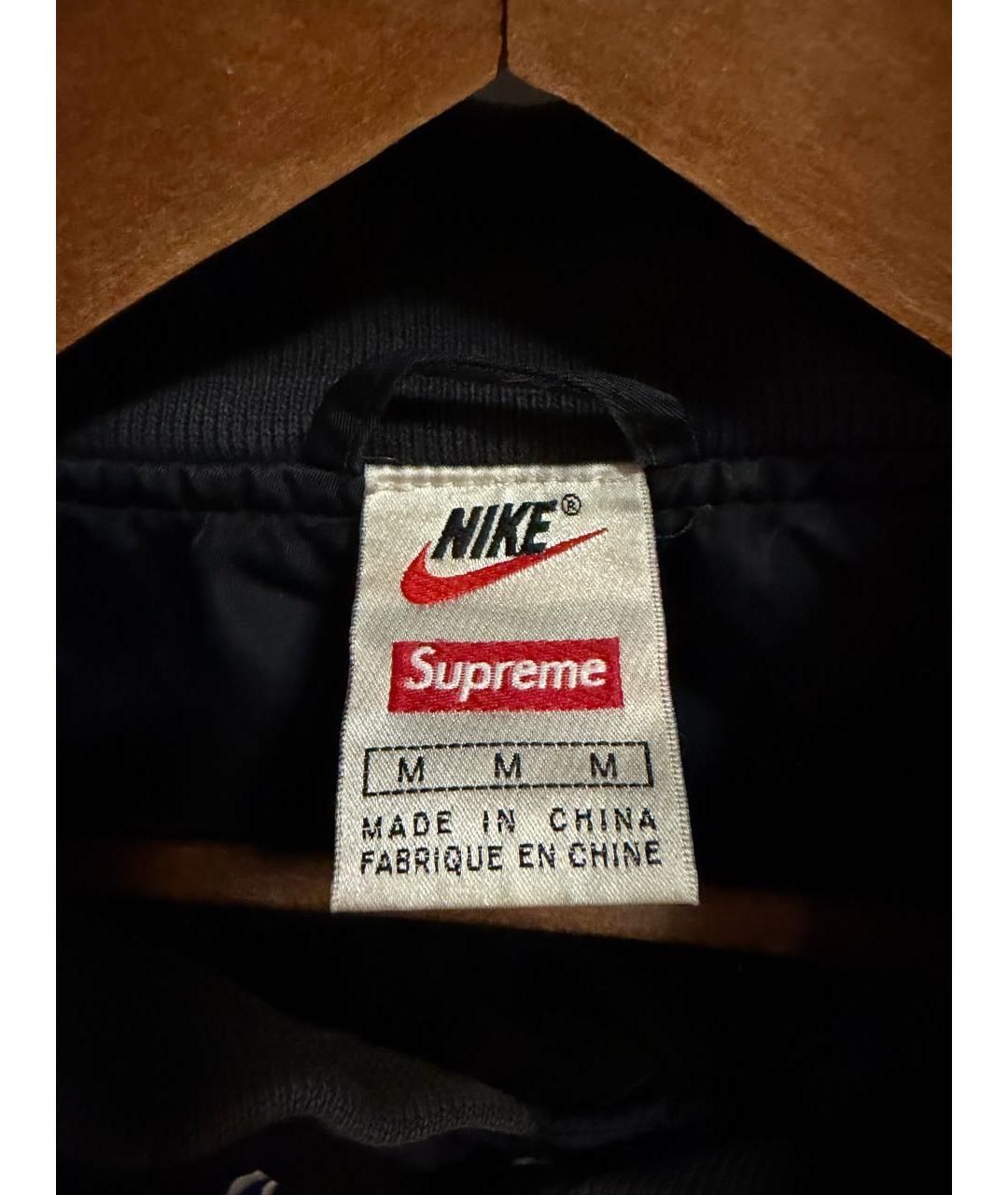 SUPREME Черная полиэстеровая куртка, фото 3