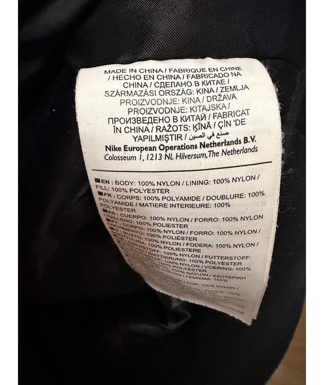 SUPREME Черная полиэстеровая куртка, фото 7