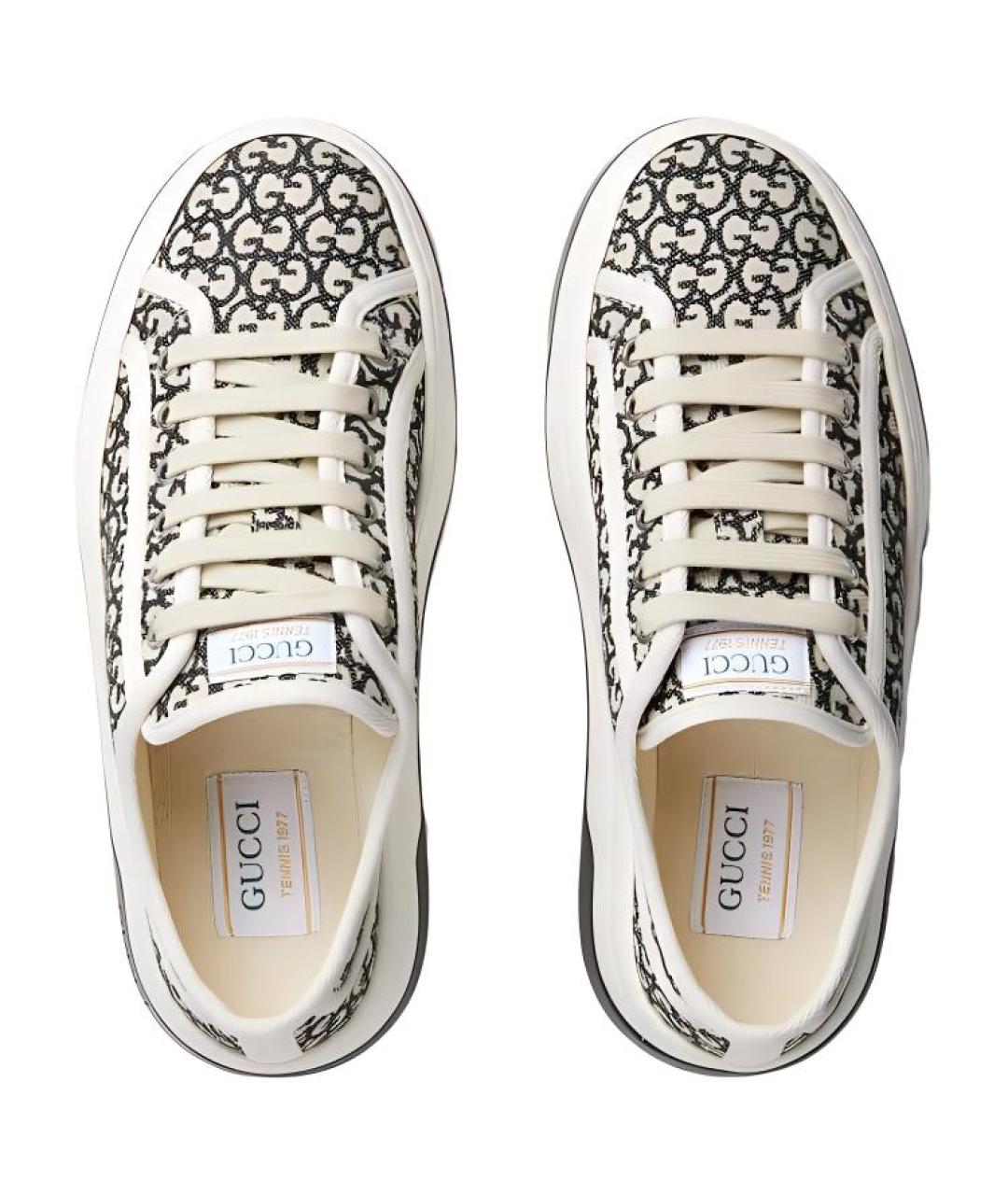 GUCCI Мульти текстильные кеды, фото 4