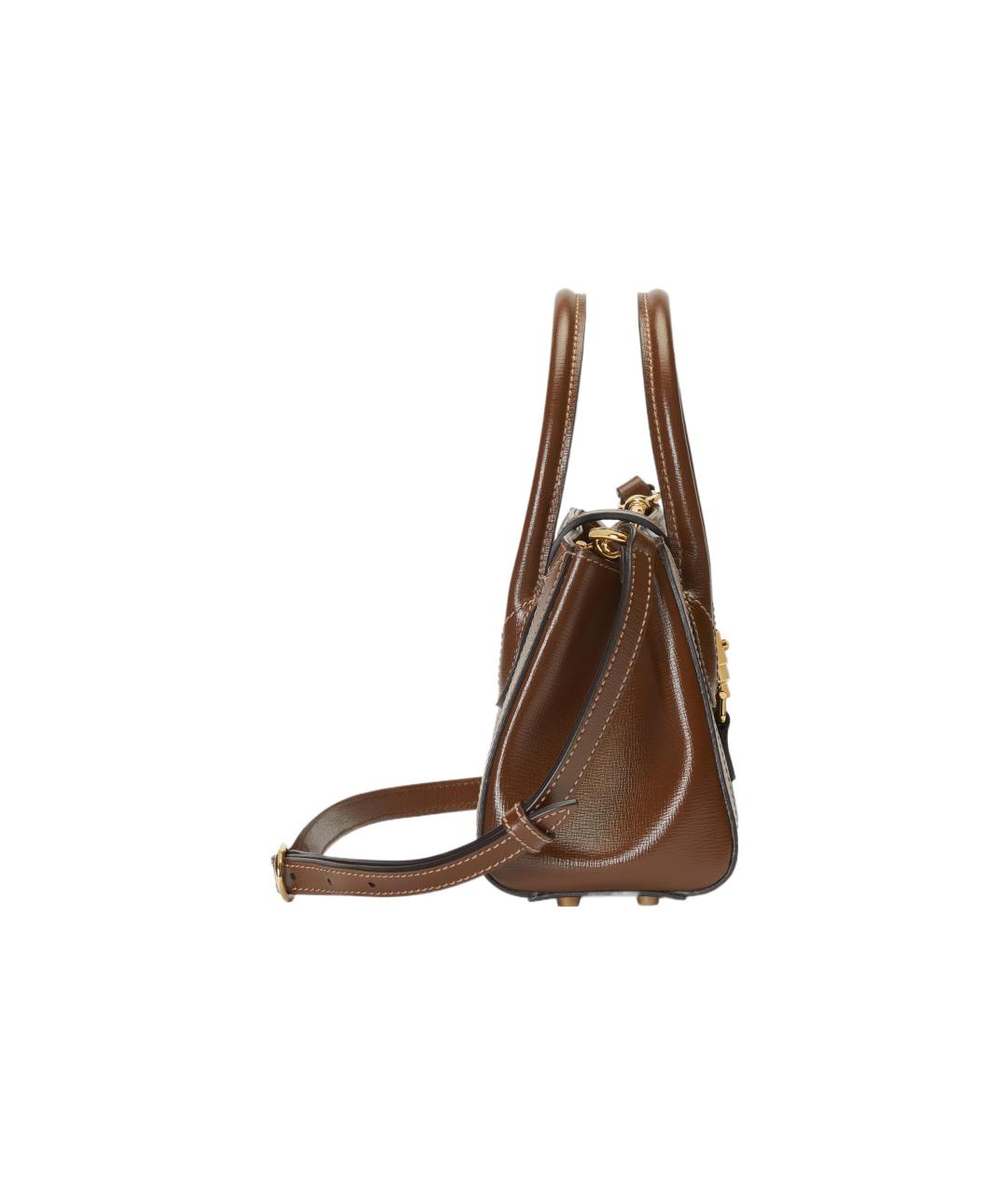 GUCCI Коричневая сумка через плечо, фото 3