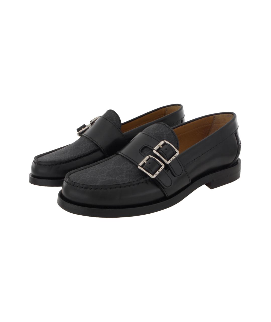 GUCCI Черные кожаные лоферы, фото 3