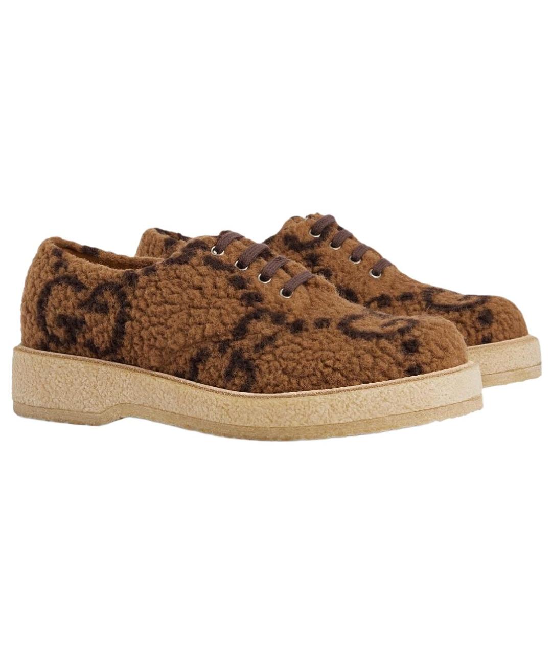 GUCCI Коричневые лоферы, фото 2